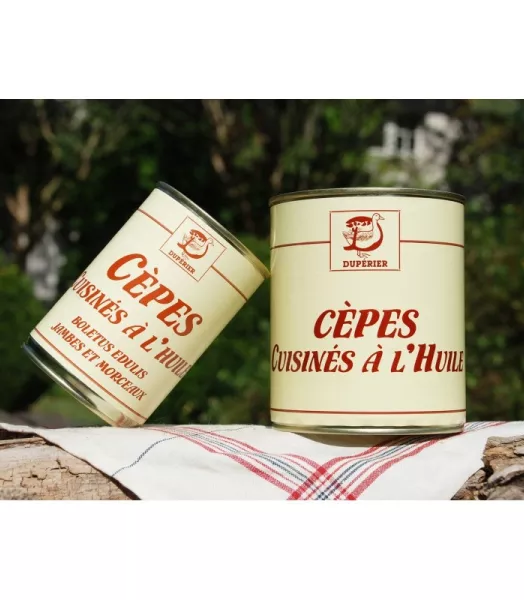 Cèpes cuisinés à l'Huile