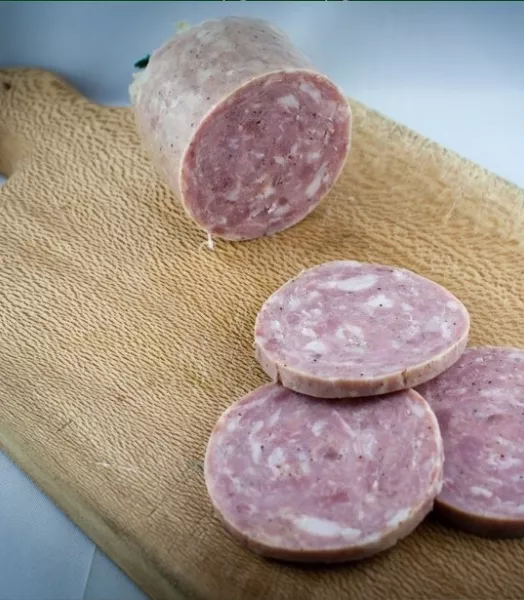 Saucisson cuit à l'ail