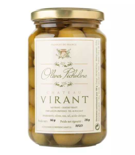 Olives vertes Picholines